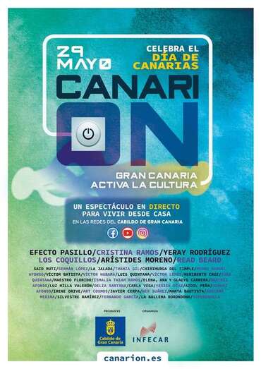 Cartel del Festival Canari-on (Foto TA)